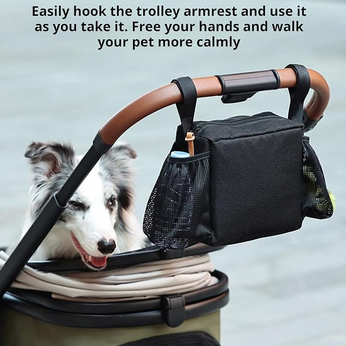 Hanging Storage Pet Cart Travel Accessory Pet Cart Bag Thin Dog Pushchair Bag