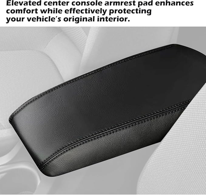 Center Console Cover for Toyota Corolla 2020 2021 2022 2023 2024 2025 2026 Leather Car Armrest Cover Cushion Interior Accessories Prevent Scratching