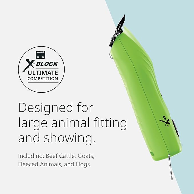 Wahl Pro Animal KMX+ Cord/Cordless Clipper - Competition Series Animal Grooming Clipper for Animal Fitting & Show Prep - Comes with Large Charging Cord and Quick Charge Capability