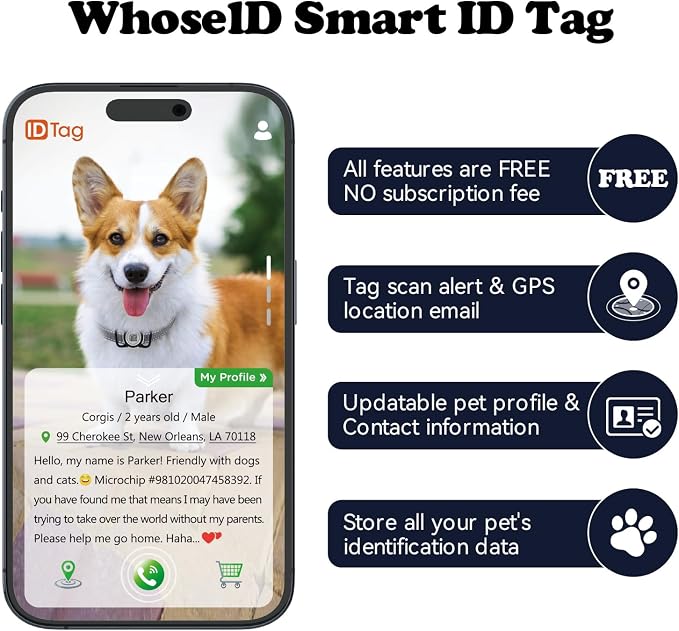 Smart Pet Tracker Holder for Pets - Waterproof QR Code Silicone Case, Durable Collar Attachment for Cats & Dogs, Easy Tracking Accessory (Rose Madder, m)