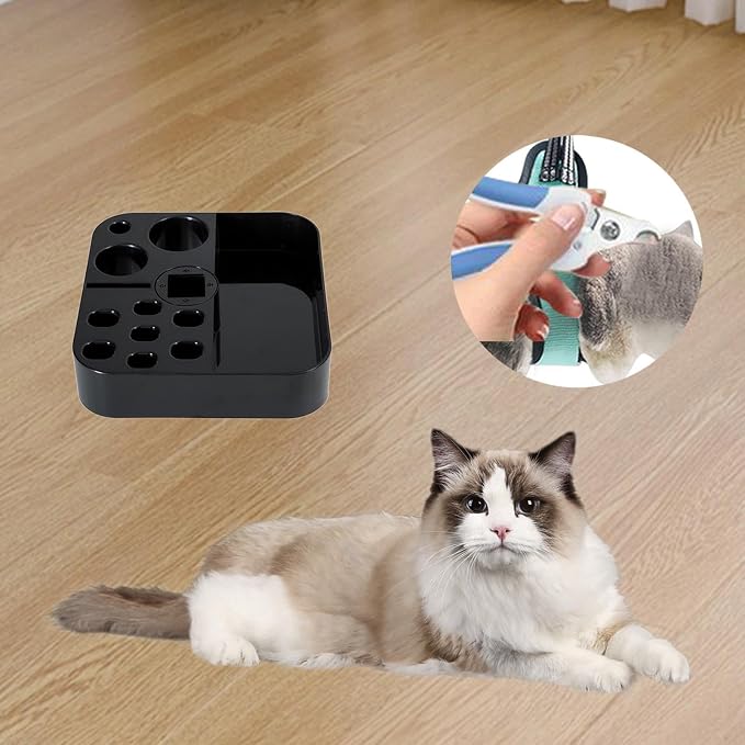 Pet Grooming Tool Storage Box Rotatable Multifunction Large Capacity Brushes Organizer Dog Comb Boxes for Pet Cat Accessories
