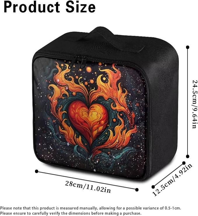 First Aid Bag Empty Medium Love Heart-Shaped Medical Bag Empty Travel Medicine Bag Pattern First Aid Pouch Empty Travel Rescue Pouch First Responder Storage Medicine Emergency Bag