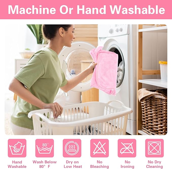 Pet Bathrobe Towel Dog Cat Drying Coat Super Absorbent Cute Dogs Bath Towel Hooded Robe Adjustable Collar & Belly Strap for XSmall to XLarge Pets (Pink, Small)