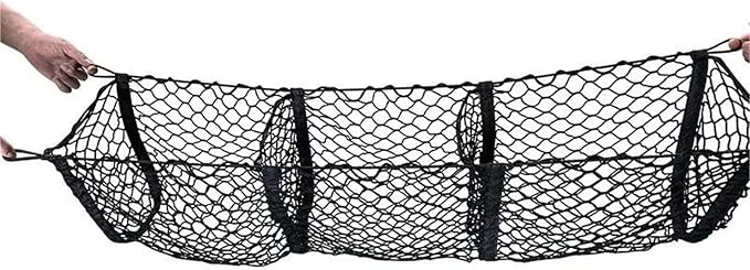 Car Nets Cargo Net Trunk Bed Organizer Mesh Storage Net Truck Accessories Bed Grocery Holder For SUV Car Pickup Truck Bed Cargo Net (Black)