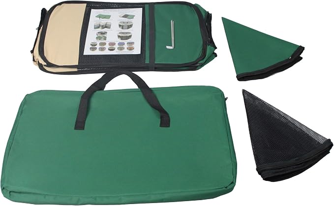 EliteField 2-Door Soft Pet Playpen for Dogs and Cats (2-Year Warranty) | 600D Fabric, Washable Floor Mat & Top Cover, Indoor/Outdoor, Carrying Bag, Ground Stakes, Zipper Locks