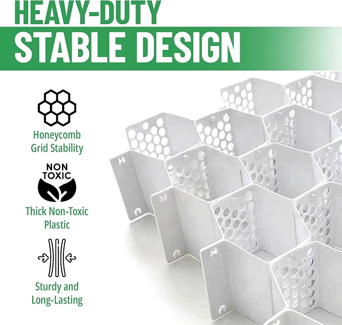Evelots 4-Pack Honeycomb Drawer Organizers, 112 Cells, Expandable Dividers | Expandable modular dividers create 112 cells for socks, underwear, bras and baby clothes in home, RV, dorm or closet drawers.