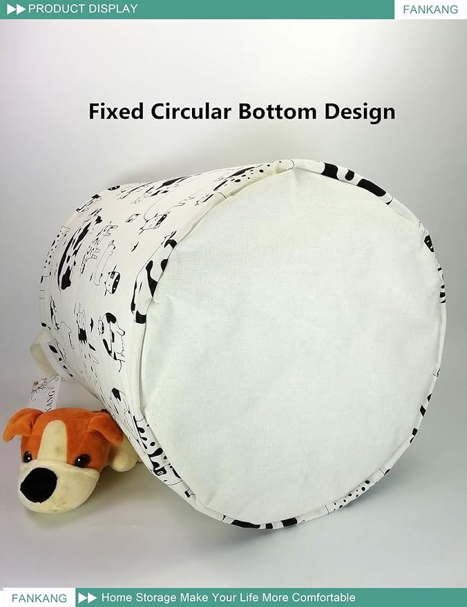 Storage Bin Foldable Nursery Organizer Basket Cow | Foldable with Waterproof PE Coating Organizer Bin for Kids Boys and Girls,Office,Bedroom,Clothes
