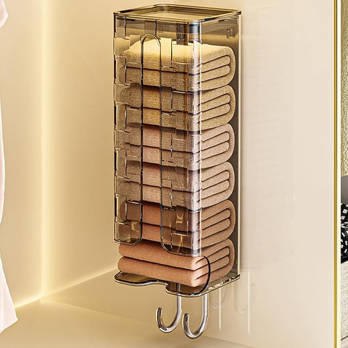 Underwear Organizer - Clothes Storage Box, Dustproof Sock Container | Multifunction Drawer Divider for Nursery Pantry Closet Bedroom Travel Entryway Dorm GARAGE-KITCHEN Wall Compact Neat Foldable