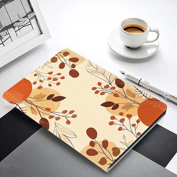 for Samsung Galaxy Tab S5e Case 2019 10.5”Model SM-T720/T725,Premium Leather Folio Stand Auto Wake/Sleep,Multiple Viewing Stand,Boho Botanical Plant
