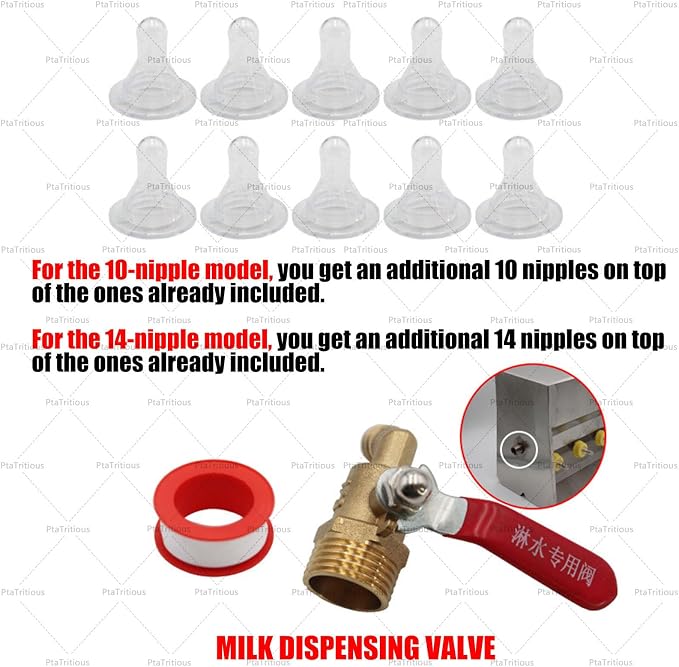 10/14 Piglet Feeding Machine,Piglet Milk feeders for Multiple Piglet Nipple 10Heads