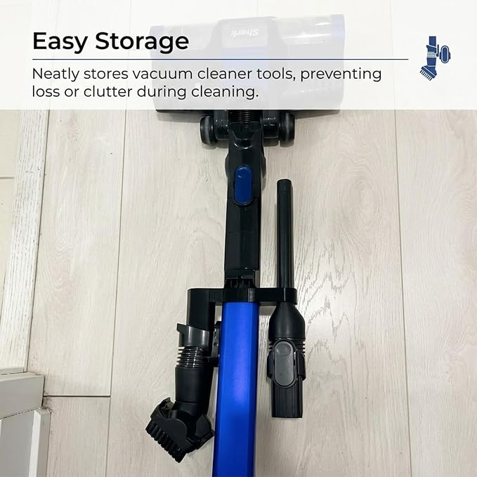 Vacuum Accessory Holder Compatible with Shark Rocket | Dual Tool Attachment Clip On Organizer for Crevice Tool and Pet Hair Brush Easy Storage and Quick Access