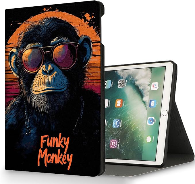for Microsoft Surface Pro X/Pro X Plus-13 2019/2020/2021/2024 Tablet Case,Auto Wake/Sleep,Adjustable Stand Protective Cover - Funky Monkey
