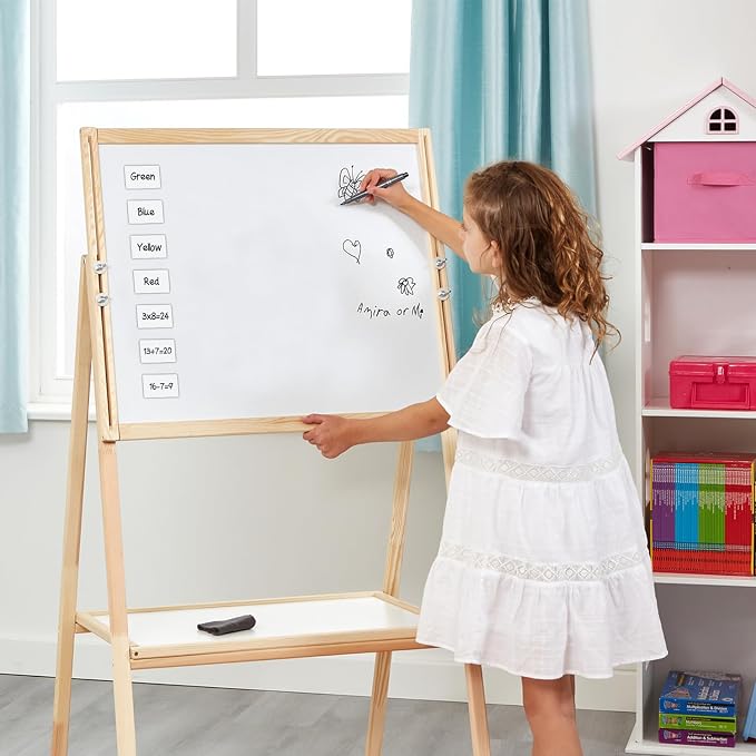 Dry Erase Magnetic Labels 3x2 Inch 40 Pieces, Reusable Magnetic Dry Erase Labels for Whiteboards, Locker, School, Classroom, Office, Home