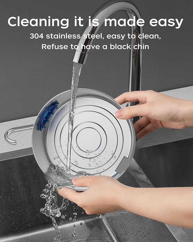 Cat Water Fountain Stainless Steel - 108oz/3.2L Pet Gift Dog Water Dispenser Automatic Silent Cats Dispenser for Drinking Indoor Metal Kitty Spout Fountains with 8 Filters + 8 sponges