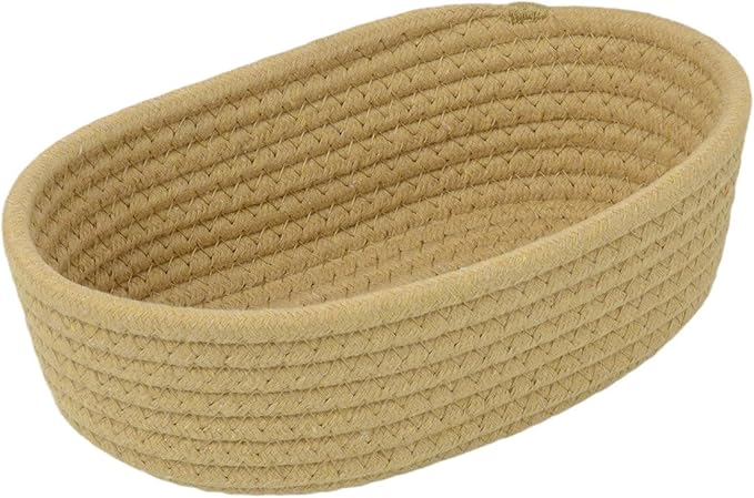 Dog Toy Basket - Handmade Storage Organizer | Dog toy basket with handmade woven design, decorative storage organizer for pet supplies, spacious capacity