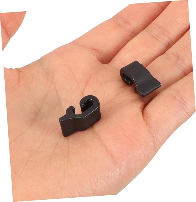 Zerodeko 40pcs Storage Cabinet Buckle Pet Gate Locks Animal Gate Latches Crate Door Buckles Rabbit Cage Clips Pet Fence Connectors Buckle Connectors Strong Clamps Crate Locks Black Plastic