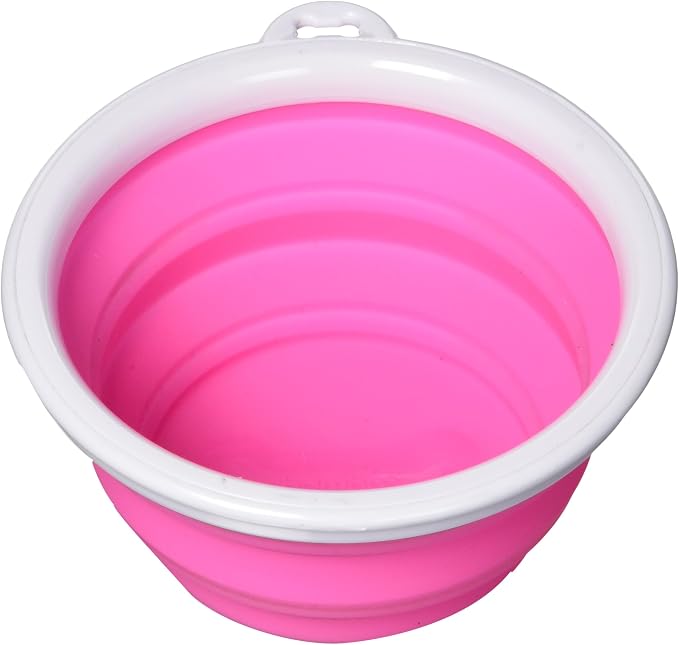 Bamboo Bamboo Silicone Pop-Up Travel Bowl, 1-Cup, Colors Vary