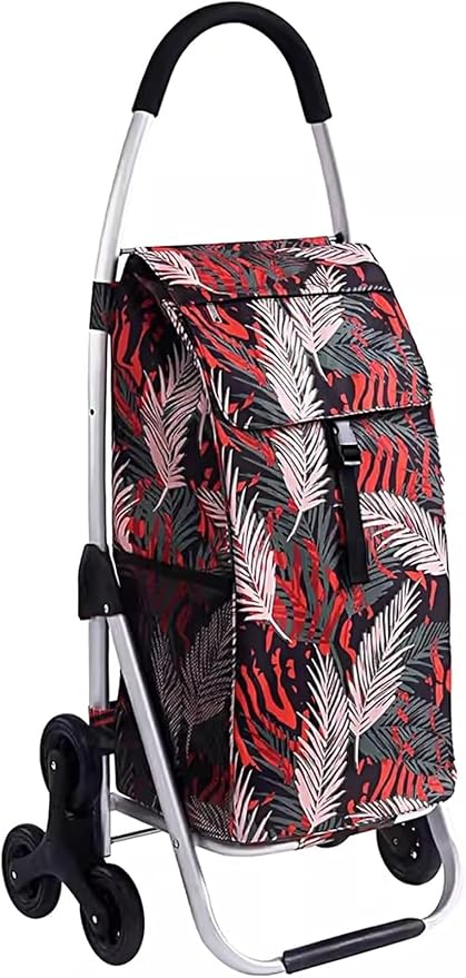 Shopping Carts for Groceries Rolling Utility Cart, Waterproof Removable Canvas Bag for Laundry Grocery, Shopping, Baggage, Picnic(C)