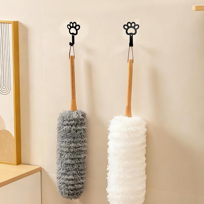 4Pcs Dog Hooks for Wall, Cute Paw Key Hook Wall Mount, Organizer Hook, Pet Hook, Great Gift for Dog Lovers, for Entryway Hallway Kitche Office Bedroom, Living Room