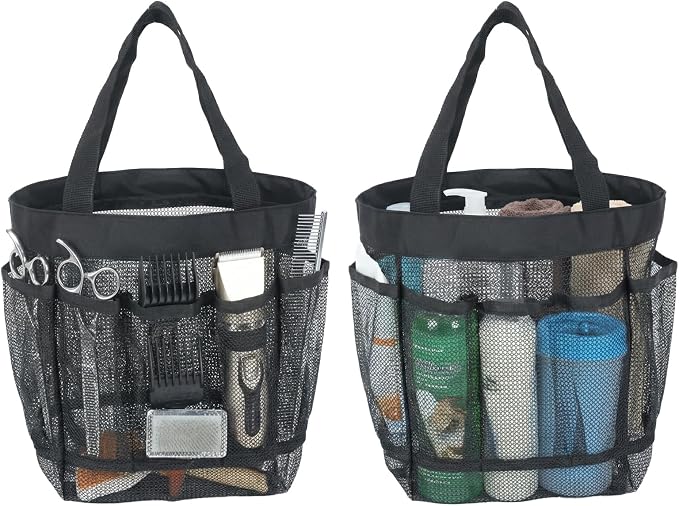 2 Pcs Dog Grooming Bag,Dog Travel Bag for Supplies,Pet Bathing Storage Tote for Cat Supply Organizer,Grooming Tools Kit Accessories