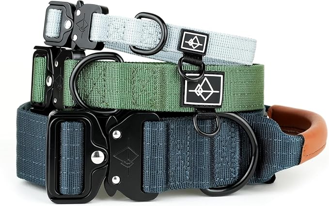 MADE TO ROAM Explorer Dog Collar | Heavy Duty Nylon & Durable Metal Buckle | Premium adjustable collar with rust-resistant hardware. Fits small to large dogs. 15 colors. Matching leash & harness