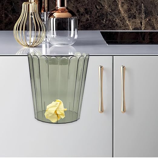 Veemoon Hanging Kitchen Trash Can for Cabinet Doors, Portable Waste Storage Can Made of Pet with Quick Installation and Easy to Clean Features, for Bathrooms Under Sink Use