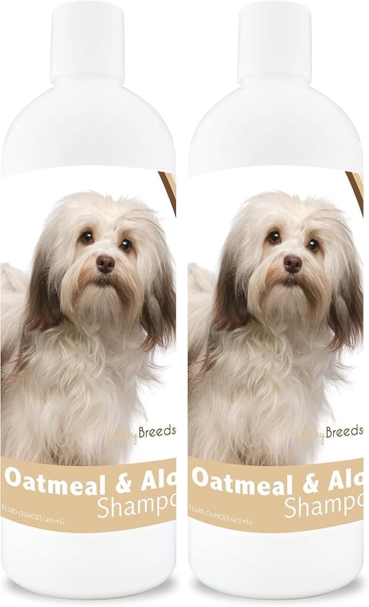 Healthy Breeds Havanese Oatmeal Shampoo with Aloe 16 oz (Pack of 2)