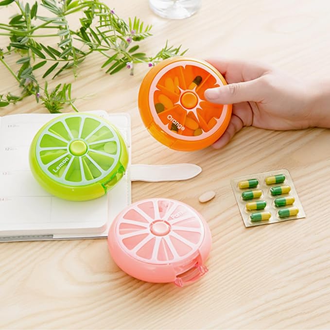 Weekly Pill Organizer 7 Day 3 Times a Day INVODA Large Daily Pill Cases for Pills Vitamin Fish Oil Supplements Container
