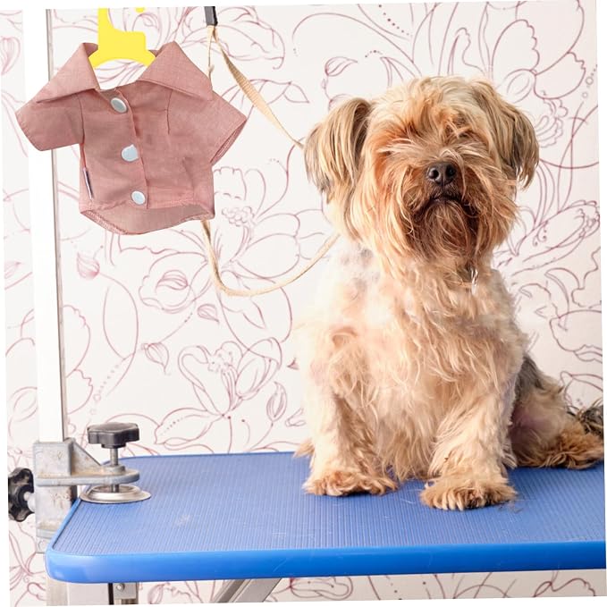 10pcs Pet Clothing Hangers Dog Cat Apparel Drying Rack Organizers for Easy Hanging for Home Travel and Grooming