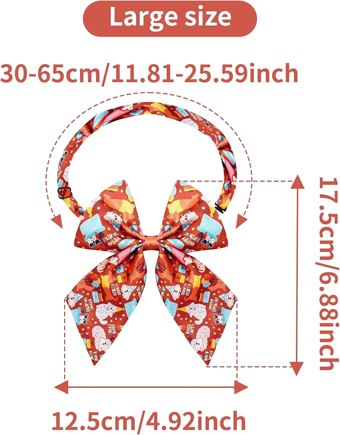 PET Show 10 Pack Happy Birthday Sailor Dog Bowties for Large Dogs
