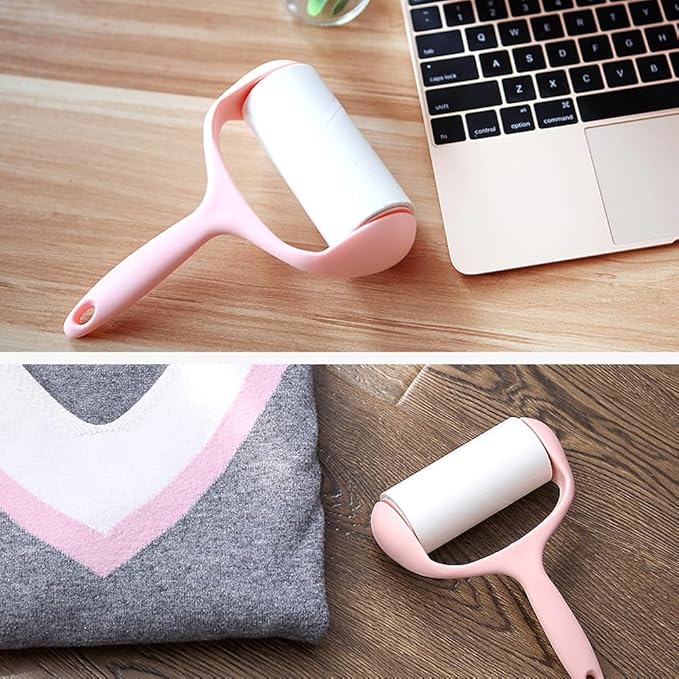 Lint Roller, 9 Refills 540 Sheets,Super Sticky Pet Hair Remover Kit, YQMAJIM Adhesive Lint Brush for Clothes,Carpet,Car Seats,Dust,Dogs,Cats