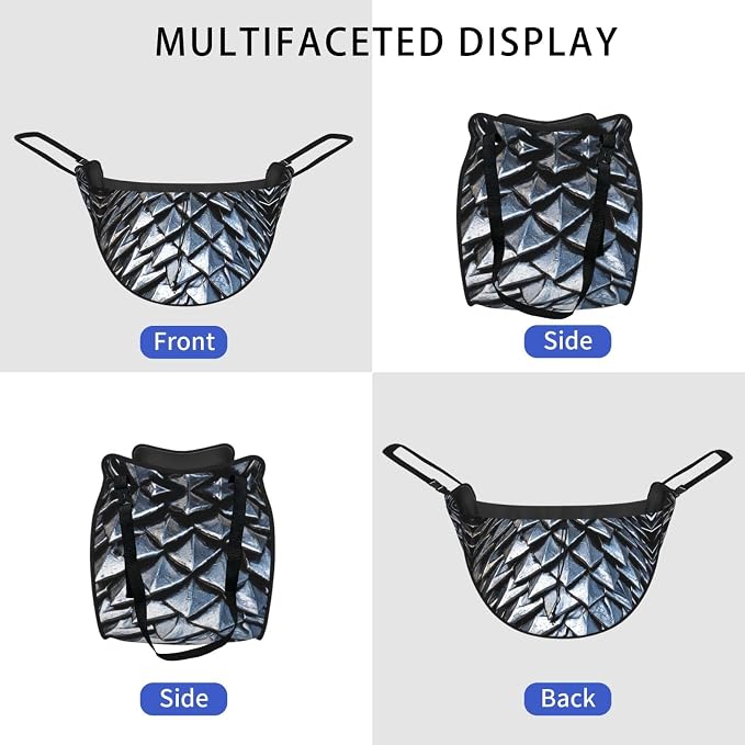 Dragon Scale Armor Car Seat Organizer-Backseat Storage Bag for Travel | Waterproof Durable. Holds Snacks Gear Essentials. Fits Most Cars.