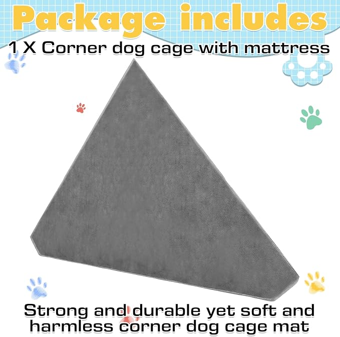 Fanfanwin 67 Inch Large Waterproof Dog Crate Mat, Pet Plush Blanket for Extra Large Dogs, Non-Slip Crate Liner, Machine Washable(Only Mat)