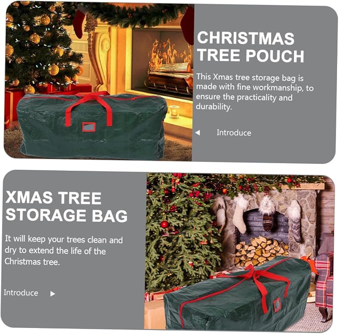 CHILDWEET Large Capacity Christmas Tree Storage Bag Organizer Pouch with Handles for for Storing Artificial Trees and Holiday Decorations
