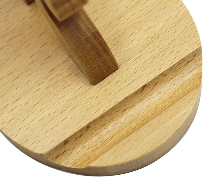 Cute Boy Cell Phone Holder Stand Wooden Smartphone Desk Holder for Mobile Phones Animal Phone Stand Desk Ornament