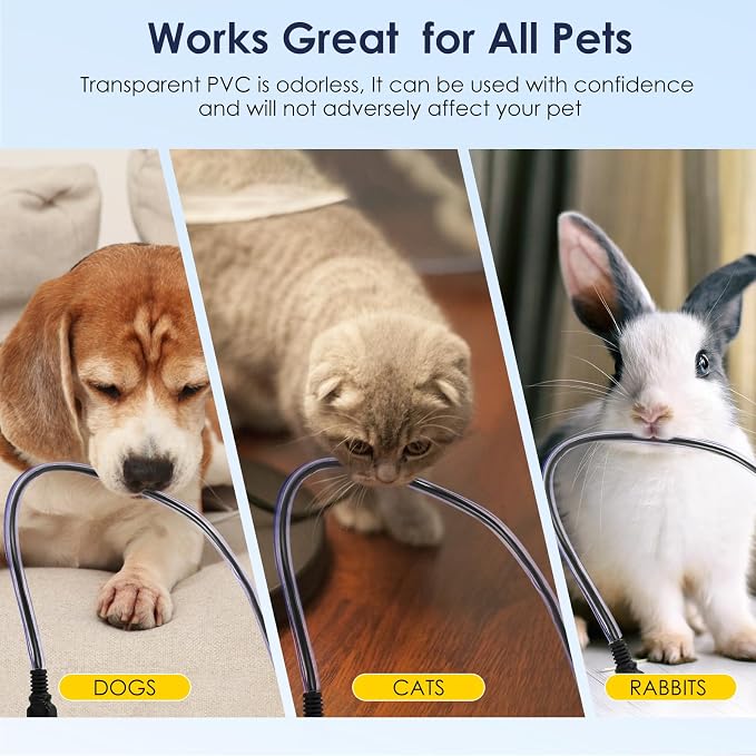 Dog and Cat Cord Protector from Pets No-Chew Solution, Cord, Cable Cover