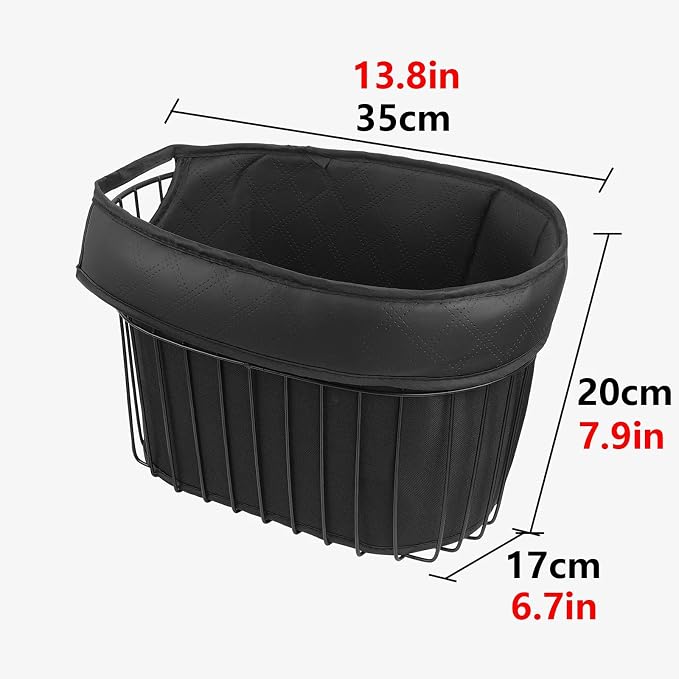Front-Mounted Bicycle Pet Basket, Detachable Bike Basket