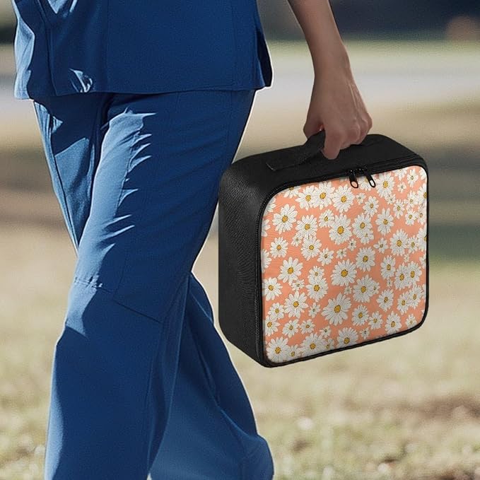 Empty First Aid Bag Daisy First Responder Case for Emergency Teams and Family Use Includes Modular Inserts Wear Resistant Zippers Breathable Back Panel