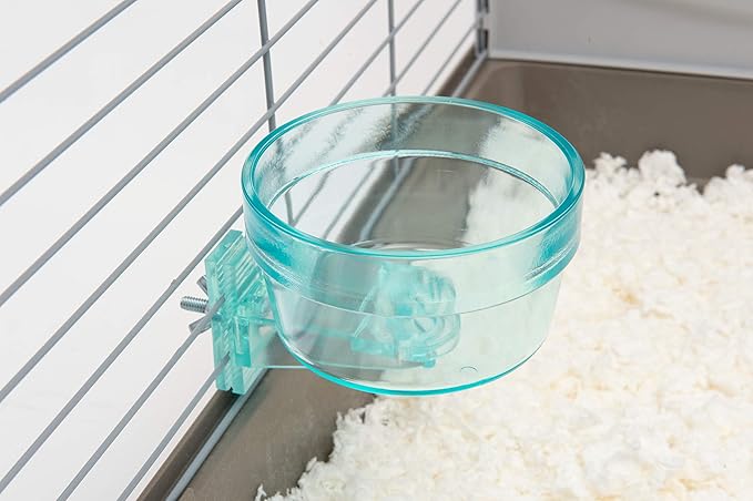 Lixit Critter Bright cages bowls in Assorted Colors for Rabbits, Ferrets, Dogs, Guinea pigs and other pets. (20 Ounce)