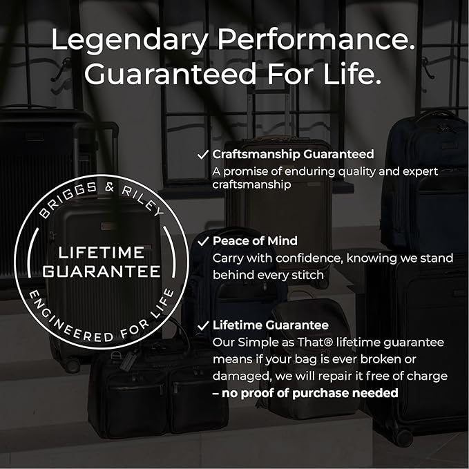 Briggs & Riley Carry On Compression Packing Cube Set - Bag Organizer for Suitcase & Luggage, Travel Essentials for Women & Men, Pack Accessories for Vacation, Maximize Storage Space - 3-Piece, Black