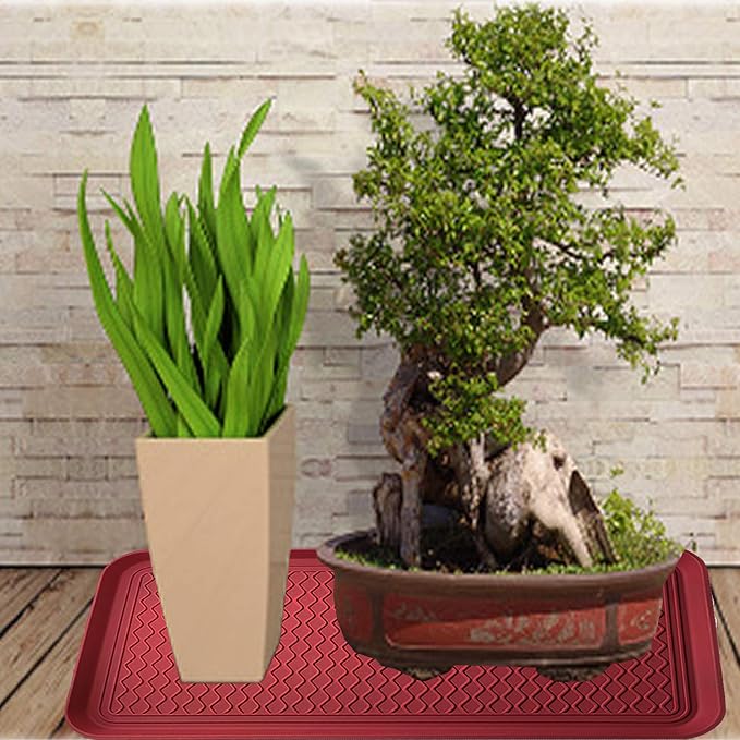 Boot Tray 2 Pack Large Multifunctional Boot Mat Washable Indoor or Outdoor Tray Mat for Shoes Boots Plants Pots Paint Tins Pet Bowls Car Storage, 30 x 15 x 1.2 Inches