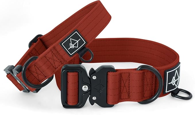 MADE TO ROAM Explorer Dog Collar | Heavy Duty Nylon & Durable Metal Buckle | Premium adjustable collar with rust-resistant hardware. Fits small to large dogs. 15 colors. Matching leash & harness