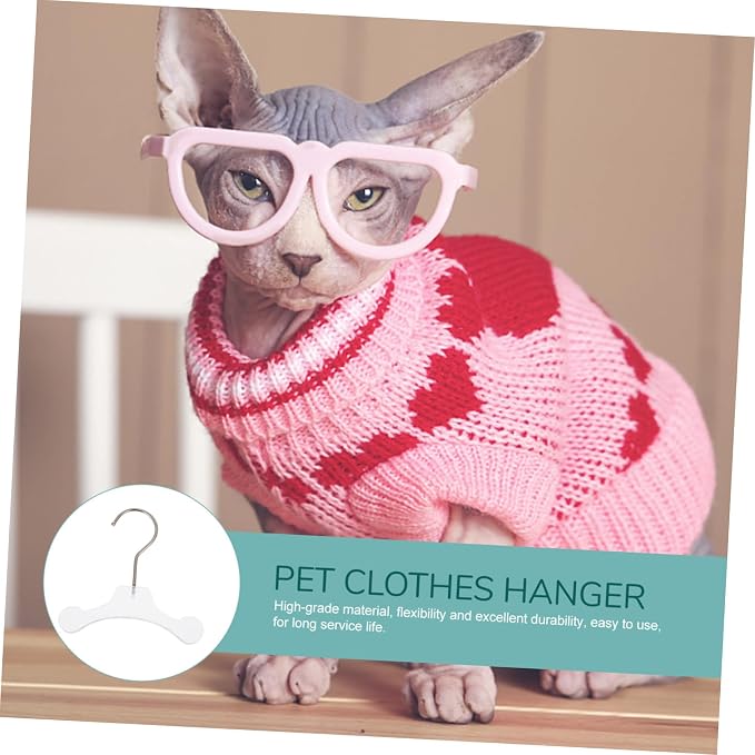 BESPORTBLE Pet Clothes Hanger Dog Apparel Hanger Non- Design for Windproof Use Convenient Small Hook for Pet Owners