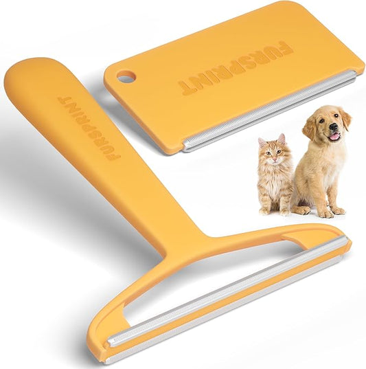 Pro & Mini Tool Bundle: Reusable & Pocketable Cat & Dog Hair Remover with Dual-Sided Multi-Fabric, Perfect for Furniture & Car Detailing - Value Brand by Uproot Cleaner Pro Pet Hair Remover