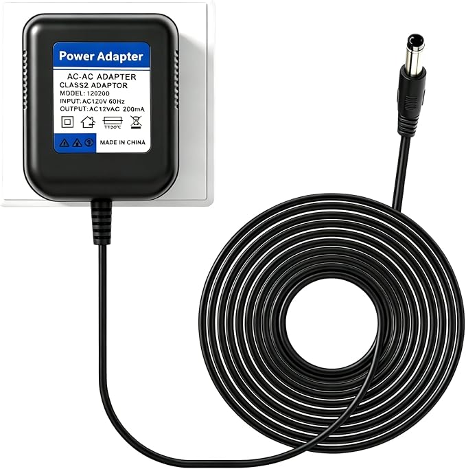 12V AC Adapter for PetSafe Drinkwell 360 Dog Cat Water Fountain | Compatible with PAC00-13206, Multi-Tier Pet Fountains, PetSafe Pump Power Supply