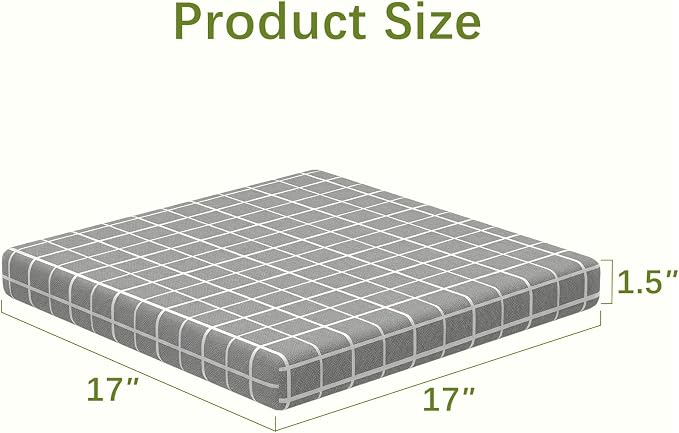 17 in Dog Bed Mat, Foam-Filled Crate Mat with Removable Cover | Breathable pet pad with removable cover for crate training, couch lounging, and travel; comfortable foam-filled design