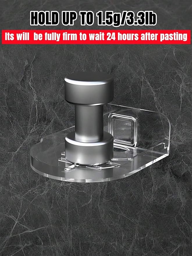 Universal Wall Mounted Security Camera Shelf Small Floating Bracket Tray Monitor Smart Speaker Mesh Router Minimalist Home Storage Mount Bracket (Transparent)