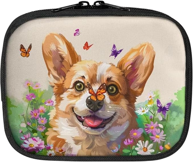 Cute Pet First Aid Kit Bag Empty First Aid Kit Pouch for Emergency at Home,Office,Car,Travel Size Pet First Aid Kit for Dog Hiking Camping