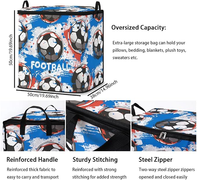 2pcs Blanket Storage Bag | Under Bed, Closet Organizers, 95L