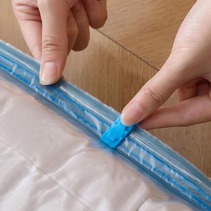 of 11 Clear Vacuum Storage Bags Multiple Size Set Ideal for Easy Identification of Various Garments and Apparel Clear Bags